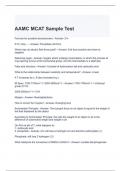 AAMC MCAT Sample Test 100% Solved
