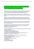 AAHAM CRCS Exam STUDY MANUAL CH 5 Credits and Collections