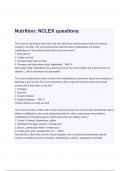NCLEX Archer Review Nutrition Latest Update