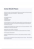 NCLEX Archer Review Pharm Latest Update 