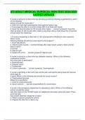 PACKAGE DEAL FOR ATI ADULT MEDICAL SURGICAL (UPDATED) EXAM ACTUAL QUESTIONS WITH DETAILED VERIFIED ANSWERS (100% CORRECT) AND EXPLANATION /ALREADY GRADED A 