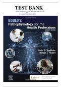 Test Bank For Gould's Pathophysiology for the Health Professions 7th Edition VanMeter and Hubert 