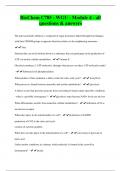 BioChem C785 - WGU - Module 4 - all questions & answers