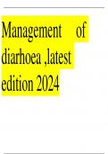 Management     of diarhoea ,latest edition 2024 