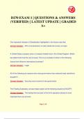 D270 EXAM 1 | QUESTIONS & ANSWERS  (VERIFIED) | LATEST UPDATE | GRADED  A+D270 EXAM 1 | QUESTIONS & ANSWERS  (VERIFIED) | LATEST UPDATE | GRADED  A+