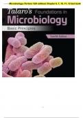 Test Bank - Microbiology-An Introduction, 12th Edition (Tortora, 2017), Chapter 1-28 | All Chapters