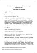 NURS 6512: Advanced Health Assessment and Diagnostic Reasoning Week 5 Discussion Case #1 Questions and Answers | Latest 2023/2024 (Graded A+) 