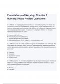 Advanced Practice, Role Development, Current Trends, and Health Policy Chapter 1 Questions and Answers Latest Updated