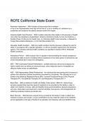 RCFE California State Exam Questions with correct Answers 2024/2025( A+ GRADED 100% VERIFIED).