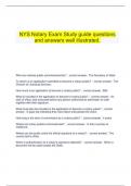   NYS Notary Exam Study guide questions and answers well illustrated.