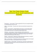 NYS Notary Public Exam verified package with complete solutions.