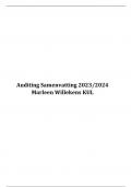 Volledige samenvatting Auditing (2023/2024) (16/20)