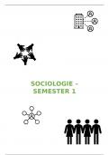 Samenvatting sociologie semester 1 HOGent