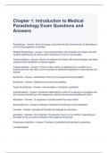 Parasitology Exams Bundle (Graded A)