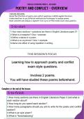 Power and Conflict - english literature GCSE - paper 2 AQA