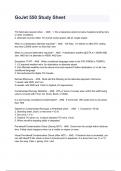 GoJet 550 Study Sheet Exam Questions And Answers 