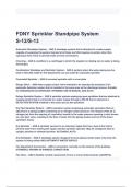 FDNY Sprinkler Standpipe System S-12/S-13 Exam Questions with correct Answers 2024/2025( A+ GRADED 100% VERIFIED).