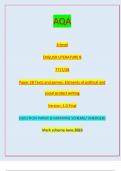 AQA A-level ENGLISH LITERATURE B 7717/2B Paper 2B Texts and genres: Elements of political and  social protest writing Version: 1.0 Final IB/G/Jun23/E5 7717/2B// QUESTION PAPER & MARKING SCHEME/ [MERGED] Marl( scheme June 2023