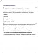 HESI RN COMMUNITY HEALTH PRACTICE QUESTIONS AND ANSWERS 100% PASS