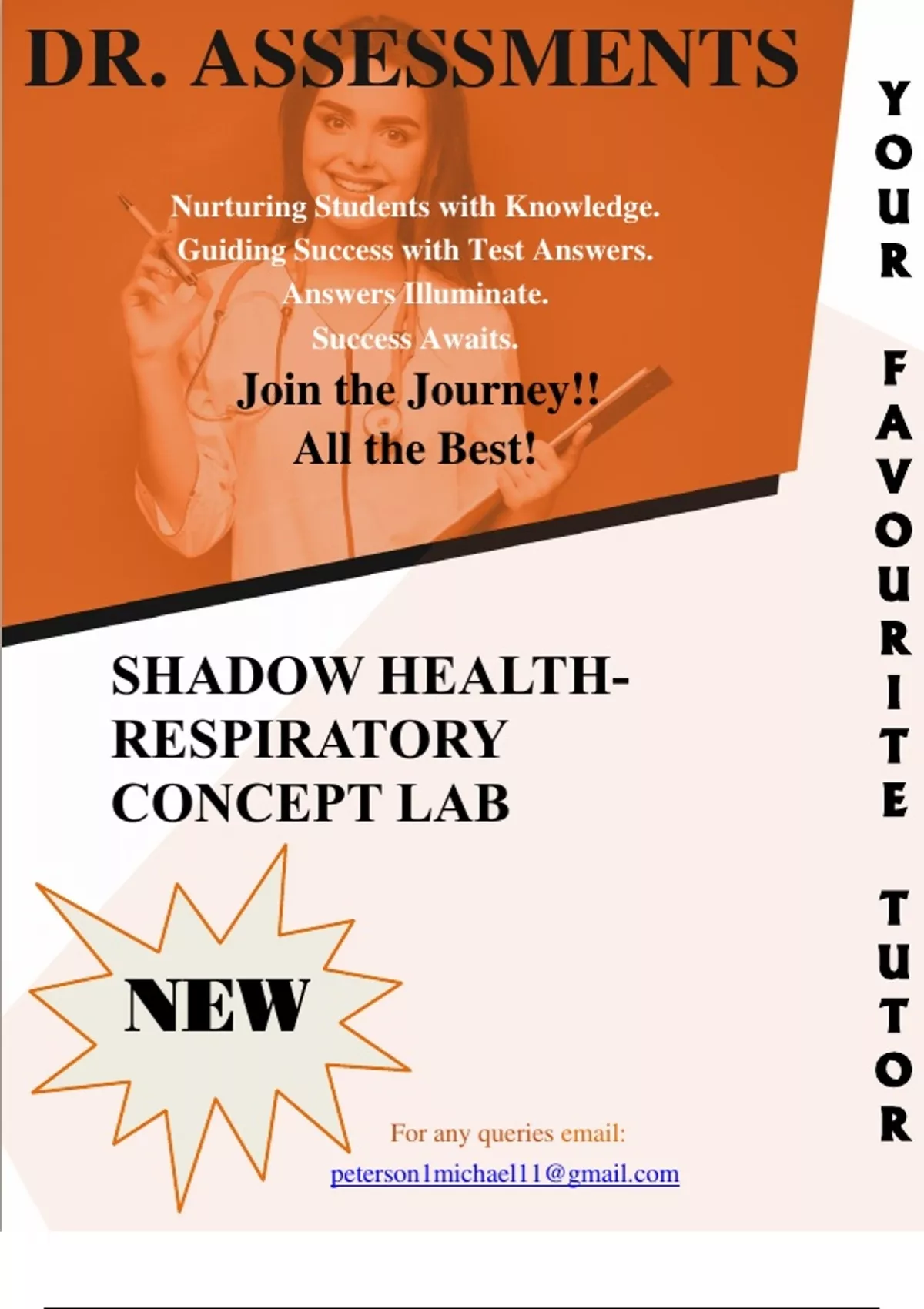 SHADOW HEALTH RESPIRATORY CONCEPT LAB Questions with Correct Answers