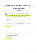 {NGN} ATI MENTAL HEALTH 2023  VERSION A , B , C , PROCTORED EXAM AND ATI MENTAL HEALTH PROCTORED  RETAKE EXAM |AGADE    VERSION A 1.A nurse is teaching a client who has schizophrenia about her new prescription for  risperidone. Which of the following stat