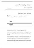 BBK99E1 Practical Exam Answer Sheets 2024 Update 