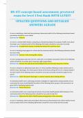 RN ATI concept-based assessment, proctored exam for level 1Test Bank WITH LATEST UPDATED QUESTIONS AND DETAILED ANSWERS AGRADE.