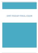 EMT FISDAP Final Exam 2024, Exams of Nursing