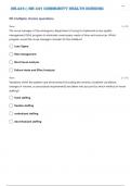 NSG 441 EAQ EXAM TEST QUESTIONS & VERIFIED ANSWERS