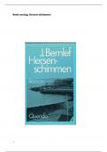 Boek verslag: Hersen-schimmen 