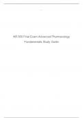 NR 565 Final Exam Advanced Pharmacology Fundamentals Study Guide