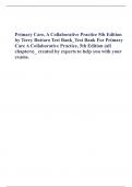 Primary Care, A Collaborative Practice 5th Edition by Terry Buttaro Test Bank_Test Bank For Primary Care A Collaborative Practice, 5th Edition (all chapters)_ created by experts to help you with your exams.