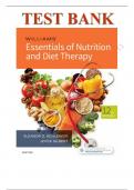 Test bank williams essentials of nutrition and diet therapy 12th edition / Latest Updated 2024 / Rated A+