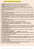 Math 140 Stats Teachout Final Exam Study Guide 1. population: collection of all people or objects you want to study 2. census: collecting data from every person or object in the population 3. sample: collecting data from a subgroup of the population 4. ra