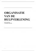 Organisatie van de hulpverlening samenvatting - 1ste zit 18/20