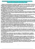 ASSESSMENT: Certified Patient Care Technician/Assistant (CPCT/A) pratice test 2.0 Questions and Answers 2023