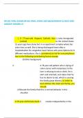 NR601 FINAL ACTUAL EXAM REAL QUESTIONS  AND CORRECT DETAILED ANSWERS(VERIFIED ANSWERS)2023-2024|ALREADY GRADED A+ 