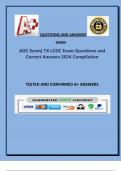 ADC Exam| TX LCDC Exam Questions and  Correct Answers 2024 