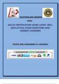ASE A5 CERTIFICATION EXAM LATEST 2023-2024 ACTUAL EXAM QUESTIONS