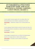 ATI FUNDAMENTALS PROCTOR EXAMS PACK| QUESTIONS & ANSWERS (VERIFIED) | LATEST UPDATE | GRADED A+