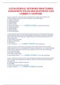 ATI RN COMMUNITY HEALTH  ASSESSMENT EXAM B 2024  QUESTIONS AND CORRECT  ANSWERS