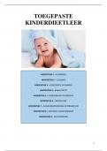 Samenvatting toegepaste kinderdieetleer