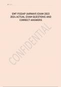 EMT FISDAP (AIRWAY) EXAM 2023 2024 ACTUAL EXAM QUESTIONS AND CORRECT ANSWERS.pd