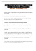 WGU C453 MICROBIOLOGY MODULE 1 2024 QUESTIONS & ANSWERS Marked & Graded 100%