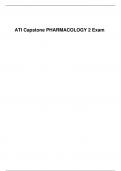 ATI Capstone PHARMACOLOGY 2 Exam