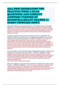 2024 NEW GENERATION TMC PRACTICE WEEK 3 EXAM QUESTIONS AND CORRECT ANSWERS VERIFIED BY EXPERTS-ALREADY GRADED A+ PASS!!! TOPSCORE NEW!!!