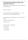 Wine Appreciation Midterm Study Guide questions and answers 