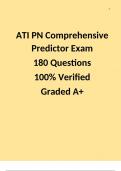 2024 ATI  PN Comprehensive Predictor Exam 180 Questions 100% Verified Graded A+