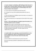 ATI Capstone Leadership and Community Health Exam Questions with Answers Latest Update (proventus)