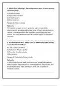 NR507 Advanced Pathophysiology Midterm Exam Review (2024/2025 Update) with Full Questions and Verified Answers (proventuss)